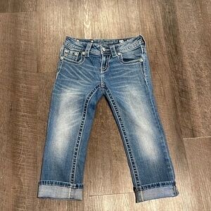 Y2K Miss Me signature Cuffed Capri